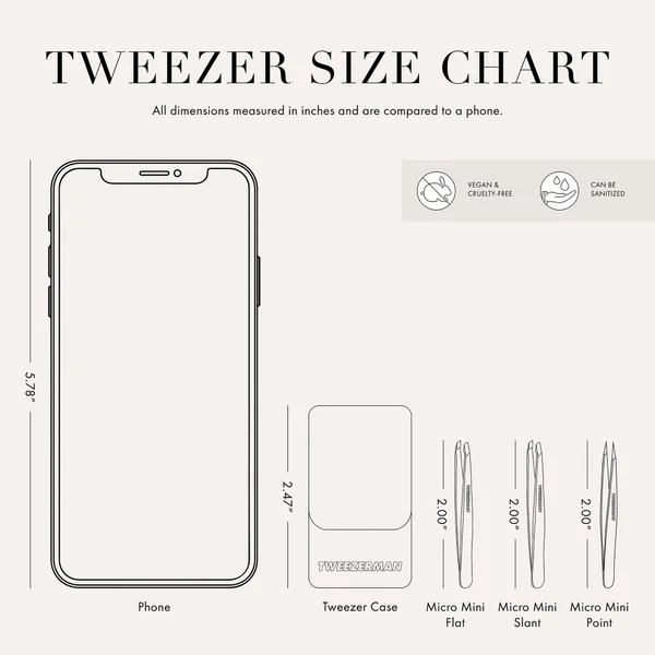 Cult Tweezerman Micro Mini Tweezer Set