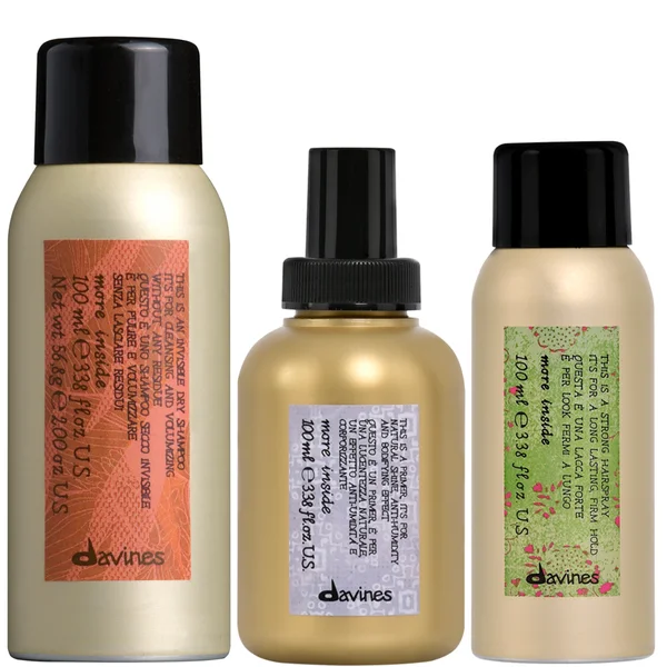 cult Davines More Inside Dry Shampoo + Primer + Hairspray