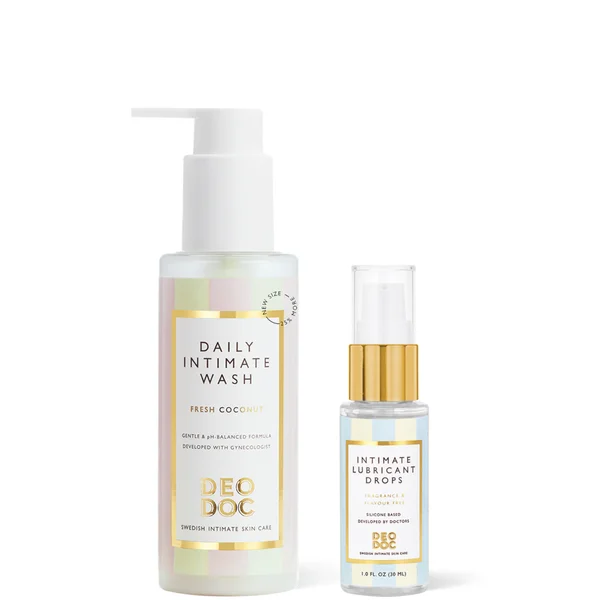 cult DeoDoc Lubricant drops + DeoDoc Daily intimate wash - Fresh Coconut