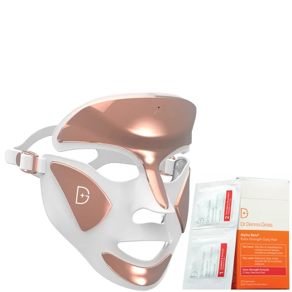 cult Dr Dennis Gross DRx SpectraLite FaceWare Pro and Alpha Beta Extra Strength Daily Peel (Pack of 30)