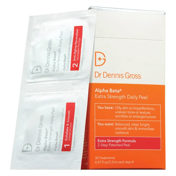 cult Dr Dennis Gross Skincare Alpha Beta Extra Strength Daily Peel (Pack of 30)