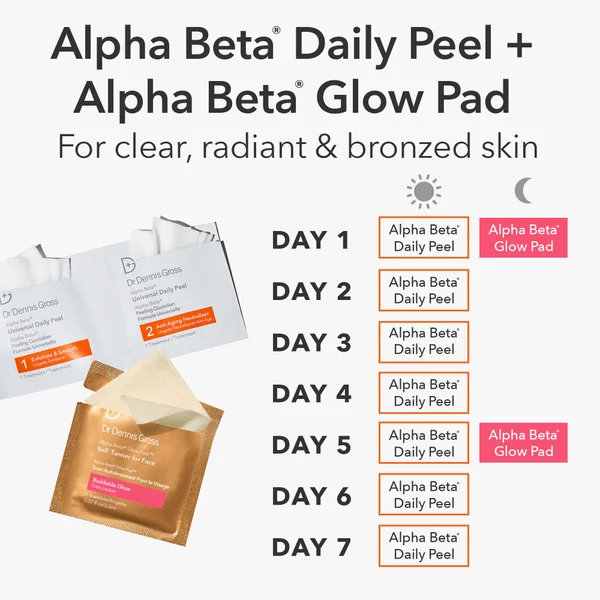 Cult Dr Dennis Gross Skincare Alpha Beta Glow Pad Self-Tanner For Body 15ml