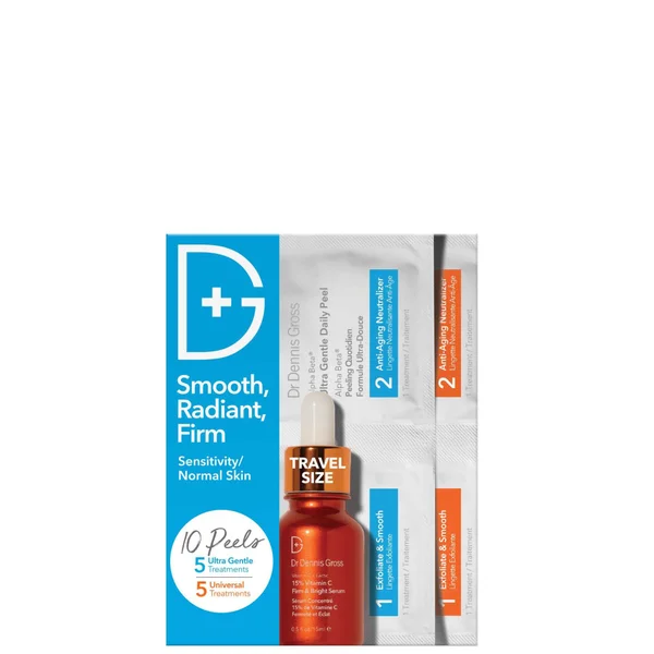 cult Dr Dennis Gross Smooth Radiant Firm Sensitive/Normal Skin Kit
