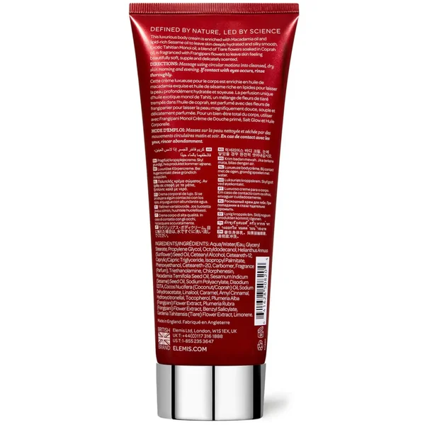 Cult Elemis Exotic Frangipani Monoi Body Cream 200ml