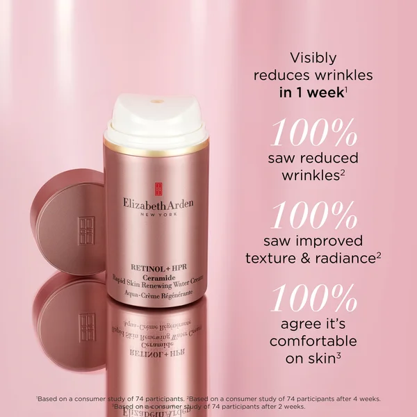 Cult Elizabeth Arden Retinol And HPR Ceramide Rapid Skin Renewing Water Cream 50ml