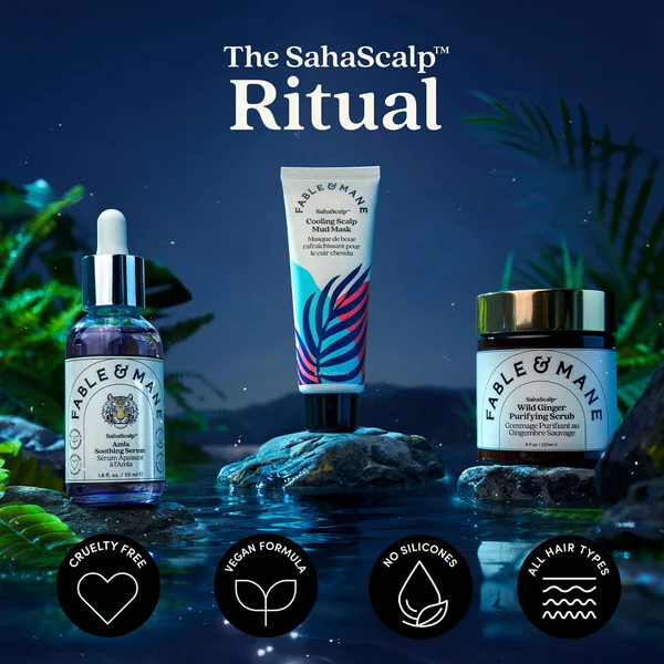 Cult Fable & Mane SahaScalp Wild Ginger Purifying Scrub