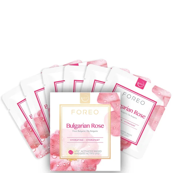 cult FOREO Bulgarian Rose UFO Moisture-Boosting Face Mask (6 Pack)