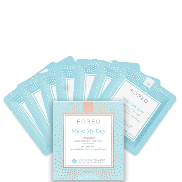 cult FOREO Make My Day UFO/UFO Mini Anti-Pollution and so Hydrating Face Mask (7 Pack)