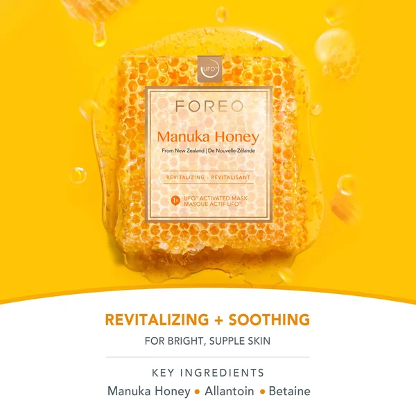 Cult FOREO Manuka Honey UFO/UFO Mini Revitalising Face Mask For Ageing Skin (6 Pack)
