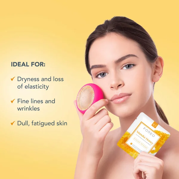Cult FOREO Manuka Honey UFO/UFO Mini Revitalising Face Mask For Ageing Skin (6 Pack)