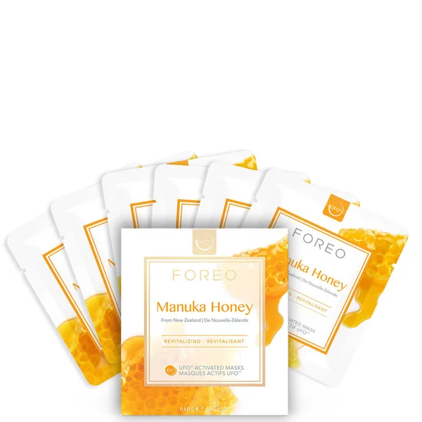 cult FOREO Manuka Honey UFO/UFO Mini Revitalising Face Mask for Ageing Skin (6 Pack)