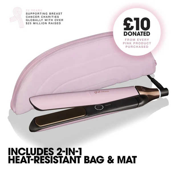 Cult Ghd Chronos - Charity Limited Edition Hair Straightener In Pink Sorbet