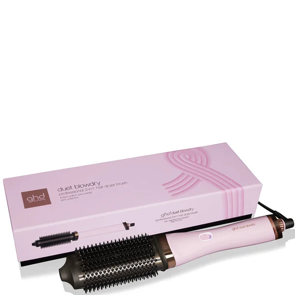 cult ghd Duet Blowdry - Charity Limited Edition Hair Dryer Brush in Pink Sorbet