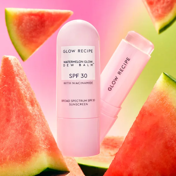 Cult Glow Recipe Watermelon Glow Niacinamide Dew Balm Sunscreen Stick SPF 30 16.5g