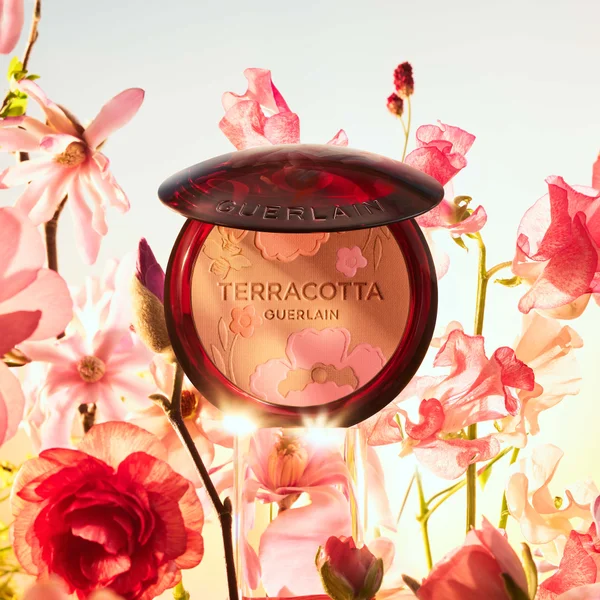 Cult GUERLAIN Terracotta- Flower Blossom - The Sun-kissed Natural Healthy Glow Powder - Limited Edition 10g