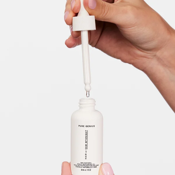 Cult Hair By Sam McKnight Pure Genius 98% Natural Scalp Restoring Oil 30ml