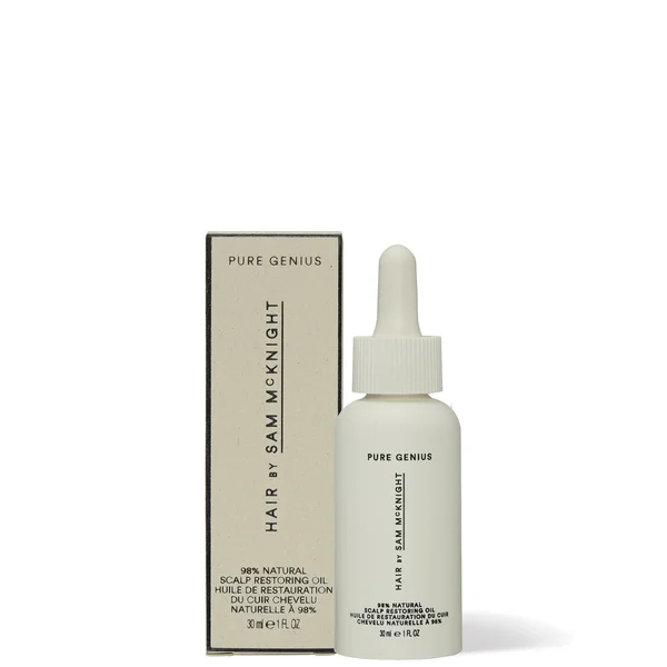 cult Hair by Sam McKnight Pure Genius 98% Natural Scalp Restoring Oil 30ml