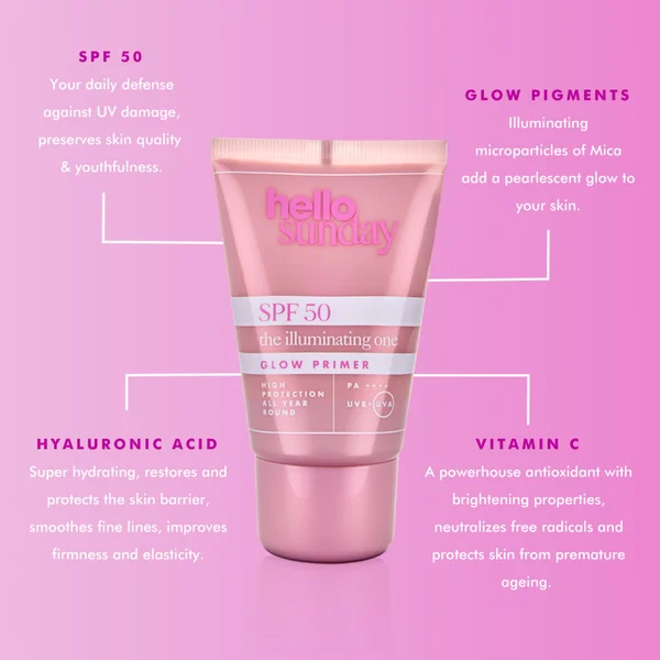 Cult Hello Sunday The Illuminating One Glow Primer SPF50 50ml