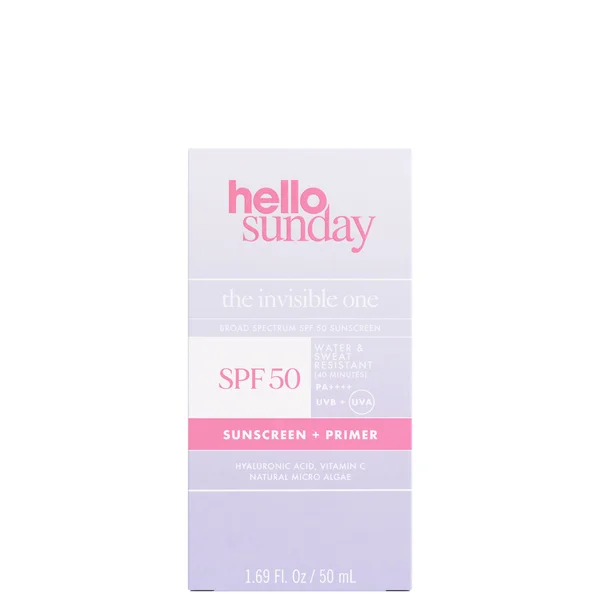 Cult Hello Sunday The Invisible One - Invisible Primer SPF 50 With Hyaluronic Acid And Vitamin C - 50ml Pa++++