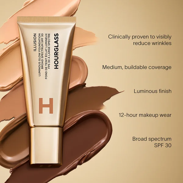 Cult Hourglass Illusion Luminous Glow Foundation SPF 30 35ml (Various Shades)