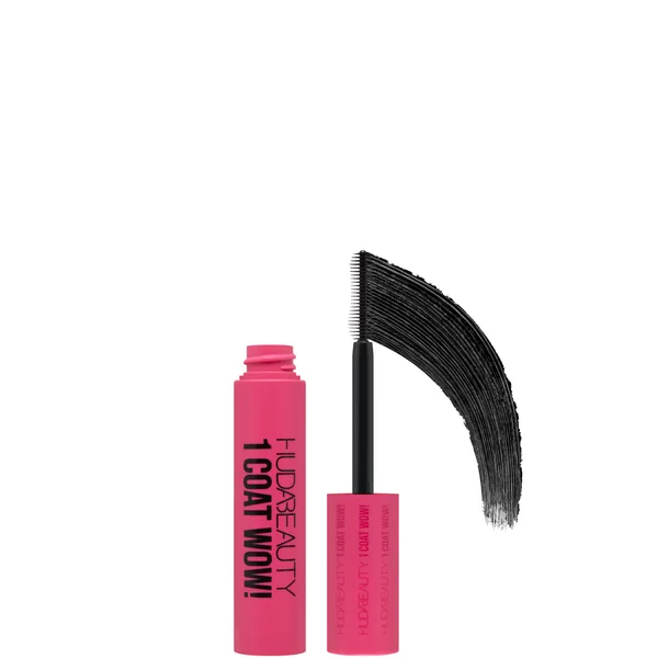 cult Huda Beauty 1 Coat WOW Extra Volumising and Lifting Mascara 10ml - Very Vanta