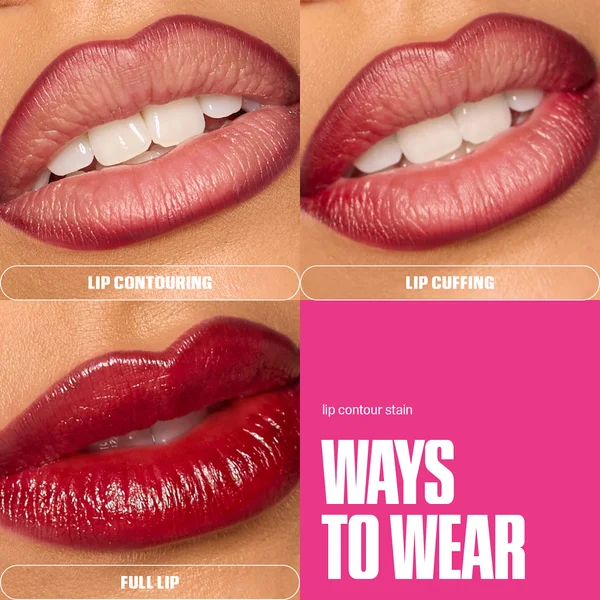 Cult Huda Beauty Lip Contour Stain 1ml (Various Shades)