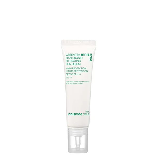 cult INNISFREE Green Tea Hyaluronic Hydrating Sun Serum SPF 50 50ml