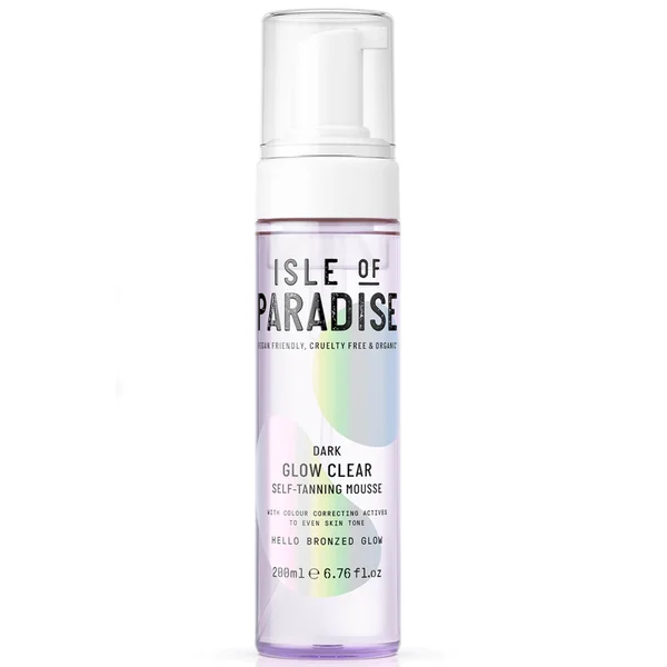 cult Isle of Paradise Glow Clear Self-Tanning Mousse - Dark 200ml