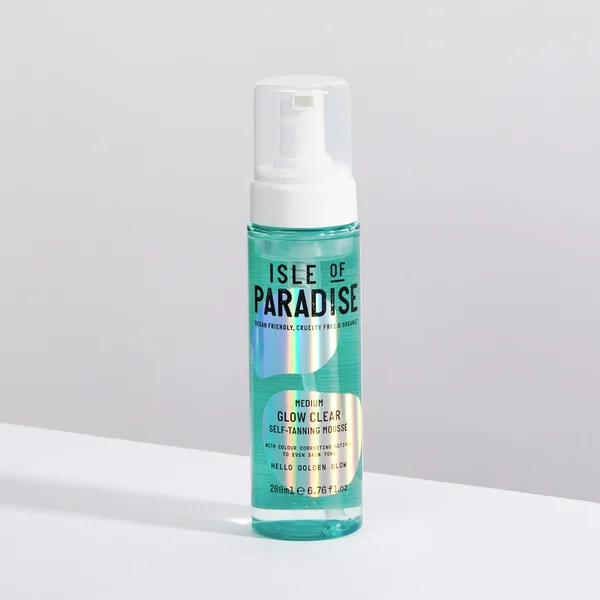 Cult Isle Of Paradise Glow Clear Self-Tanning Mousse - Medium 200ml