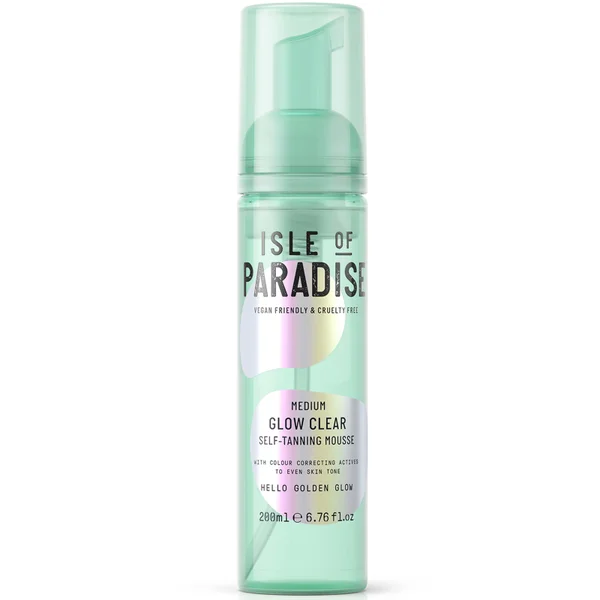 cult Isle of Paradise Glow Clear Self-Tanning Mousse - Medium 200ml