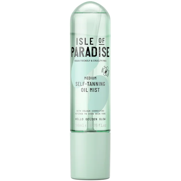cult Isle of Paradise Medium Self-Tanning Oil Mist 200ml