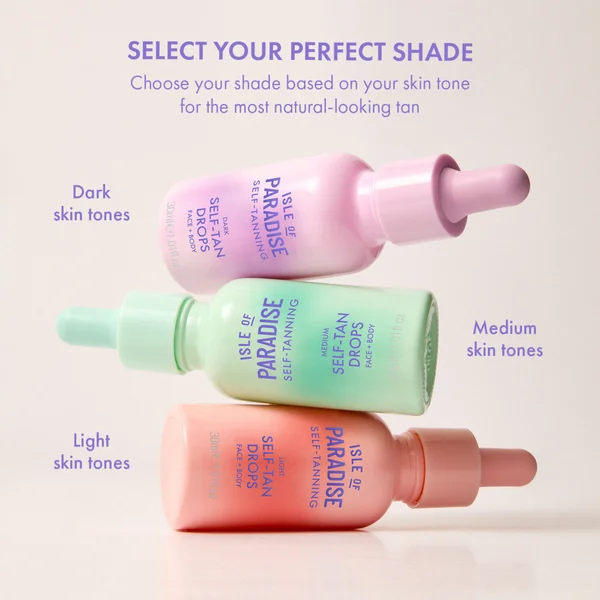 Cult Isle Of Paradise Self Tanning Drops 2.0 Medium 30ml