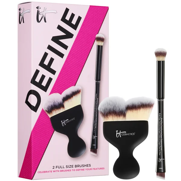cult IT Cosmetics Celebrate Enhanced Looks 3 Piece Brush Set