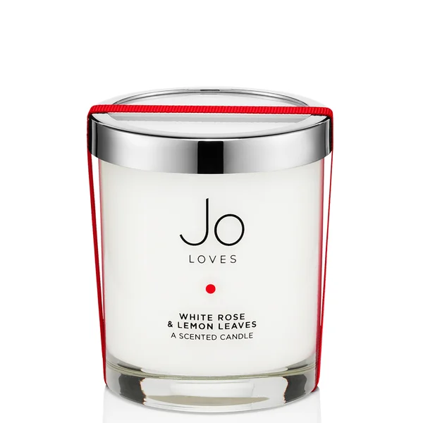 cult Jo Loves A Home Candle – White Rose & Lemon Leaves