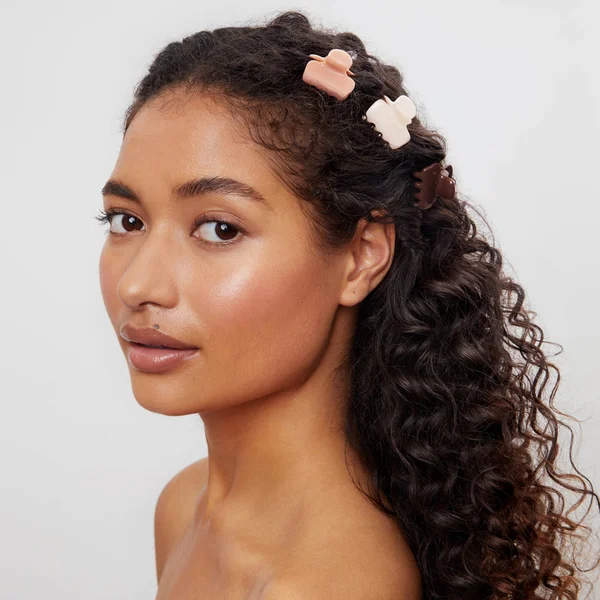 Cult Kitsch Mini Puffy Rosewood Claw Clips 8 Piece Set