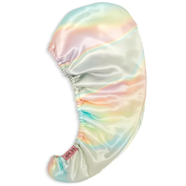 cult Kitsch Satin-Wrapped Microfiber Hair Towel - Aura