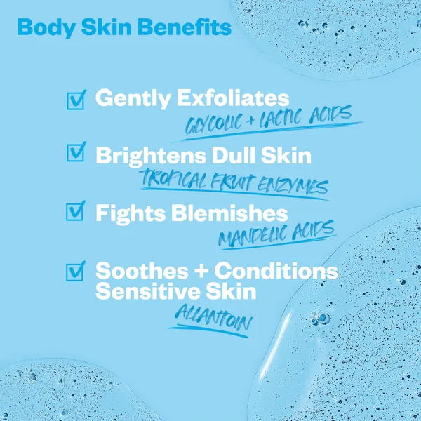 Cult Kosas Good Body Skin AHA + Enzyme Exfoliating Body Wash 270ml