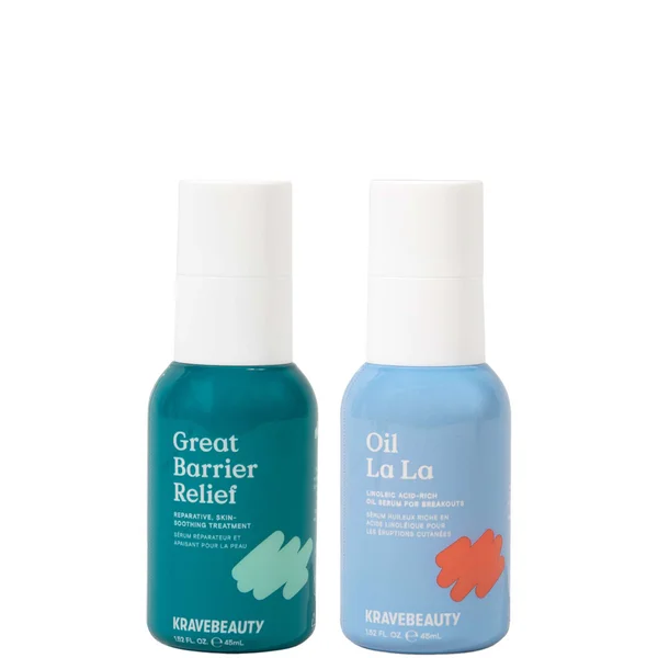 cult KraveBeauty Great Barrier Relief and Oil La La Bundle