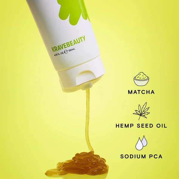 Cult KraveBeauty Matcha Hemp Hydrating Cleanser 120ml