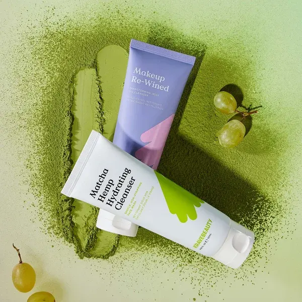 Cult KraveBeauty Matcha Hemp Hydrating Cleanser And Makeup Re-Wined Bundle