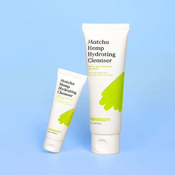Cult KraveBeauty Mini Matcha Hemp Hydrating Cleanser 30ml