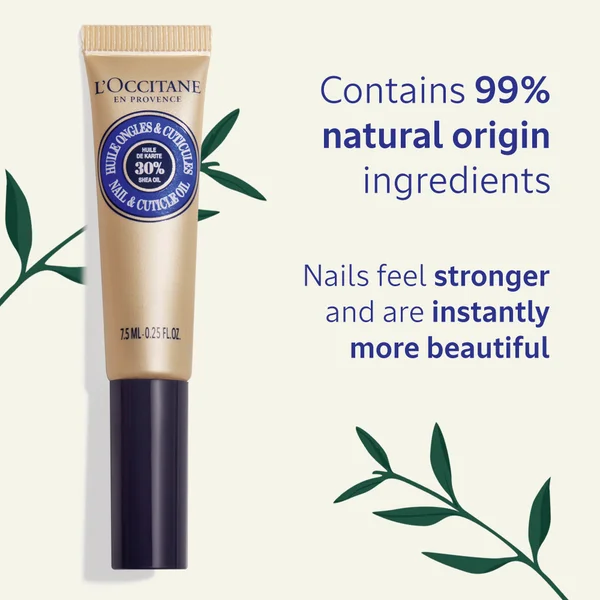 Cult L'Occitane Shea Nail And Cuticle Nourishing Oil 7.5ml