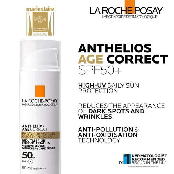 Cult La Roche-Posay Anthelios Age Correct SPF50+ Sun Cream 50ml