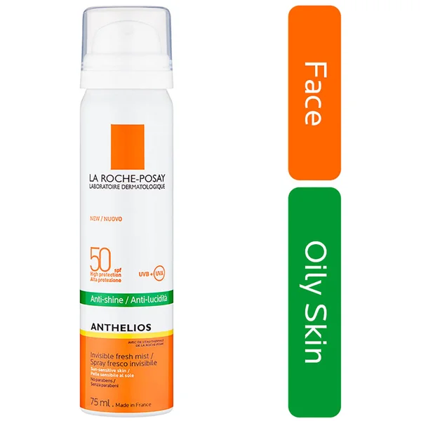 Cult La Roche-Posay Anthelios Anti-Shine Sun Protection Invisible SPF50+ Face Mist 75ml