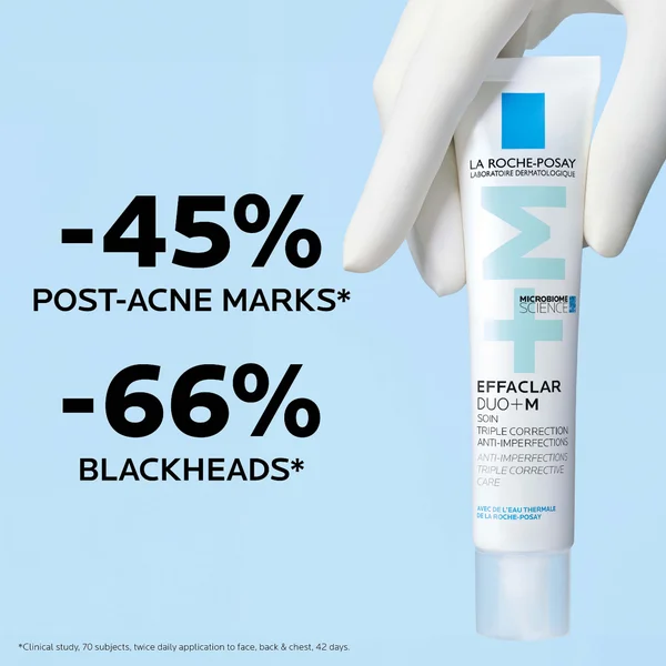 Cult La Roche-Posay Effaclar Duo+M Anti-Blemish Corrective Gel Moisturiser For Oily Blemish-Prone Skin 40ml