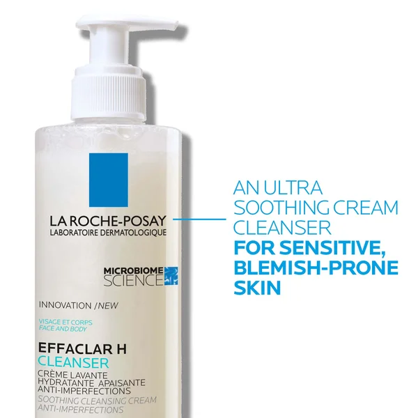 Cult La Roche-Posay Effaclar H Cleansing Cream For Sensitive Blemish-Prone Skin 390ml