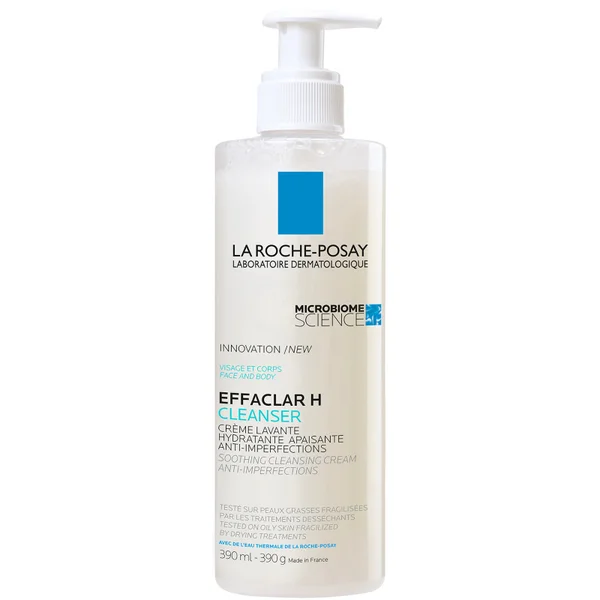 cult La Roche-Posay Effaclar H Cleansing Cream for Sensitive Blemish-Prone Skin 390ml