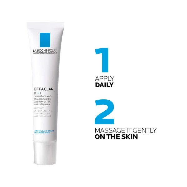 Cult La Roche-Posay Effaclar K (+) Moisturiser For Oily Blemish-Prone Skin 40ml