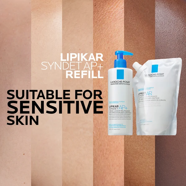 Cult La Roche-Posay Lipikar Syndet AP+ Cream Wash Refill Pouch 400ml