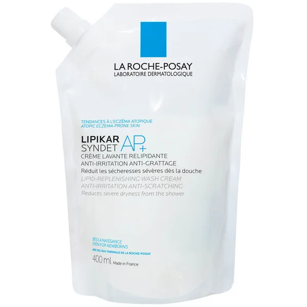 cult La Roche-Posay Lipikar Syndet AP+ Cream Wash Refill Pouch 400ml